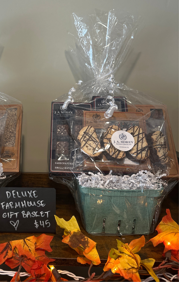 DELUXE MILK CHOCOLATE FARMHOUSE GIFT BASKET