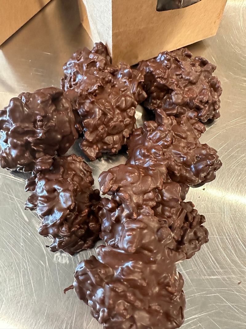 Milk Chocolate Raisin Clusters 8oz.