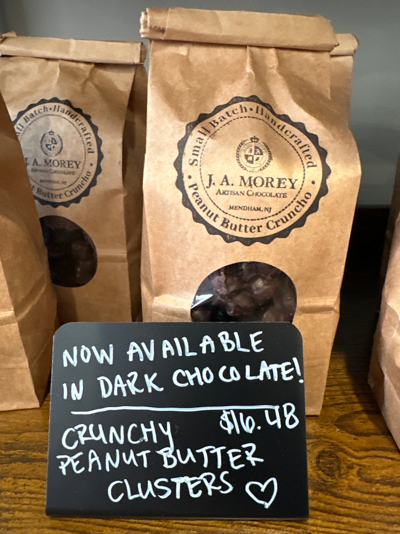 Dark Chocolate Crunchy Peanut Butter Puff Clusters 8 oz.