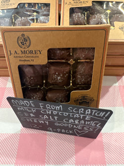 Milk Chocolate Sea Salt Caramels 9 pack