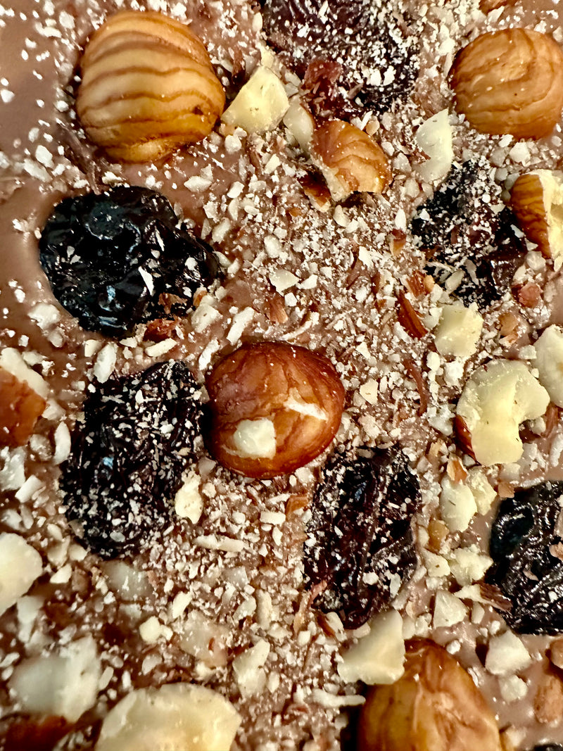 Milk Chocolate Hazelnut & Cherry Bar