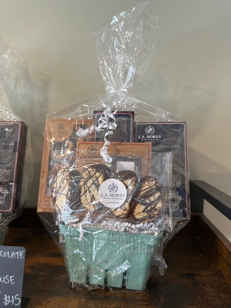 DARK CHOCOLATE DELUXE FARMHOUSE CHOCOLATE GIFT BASKET