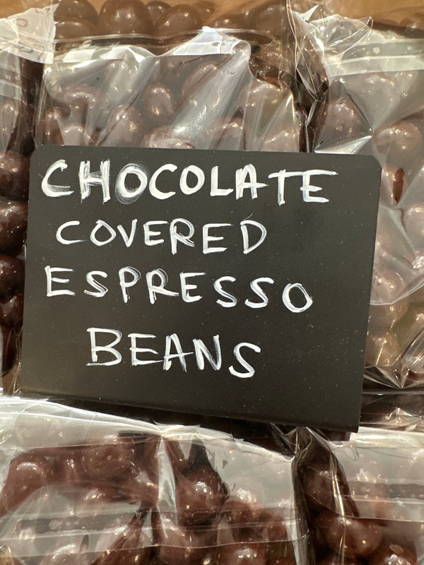 DARK CHOCOLATE COVERED ESPRESSO BEANS 8oz.