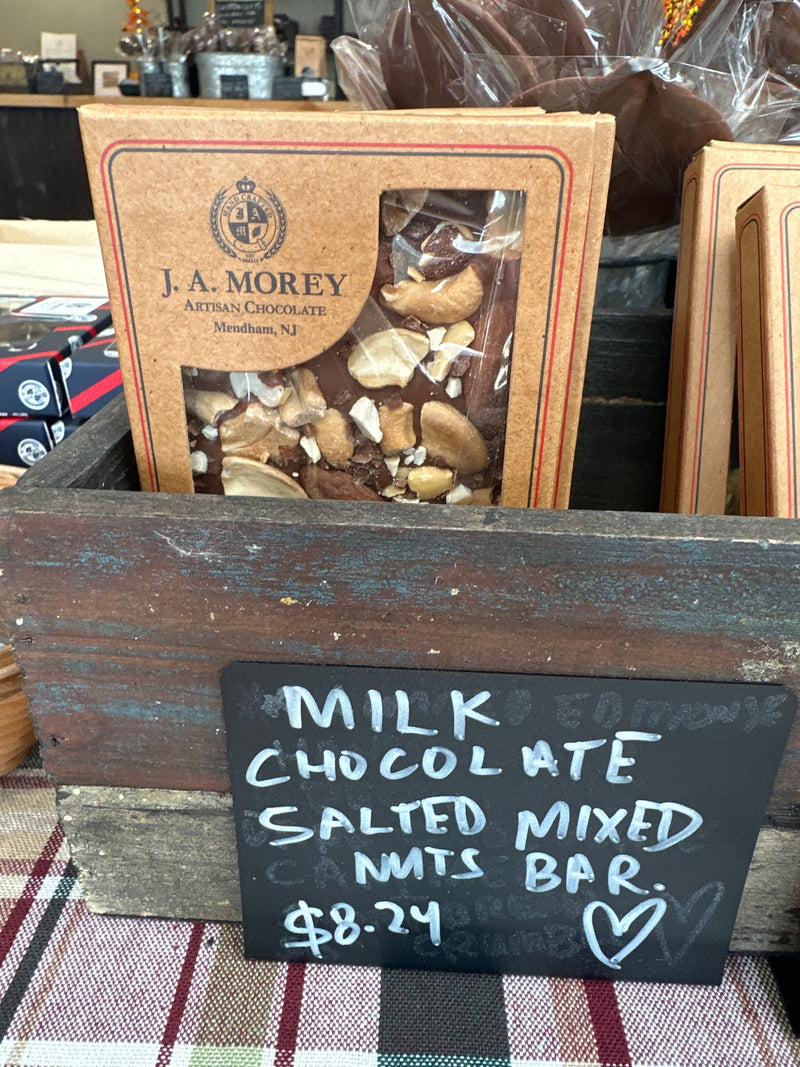 Milk Chocolate Mixed Nuts Bar 4oz
