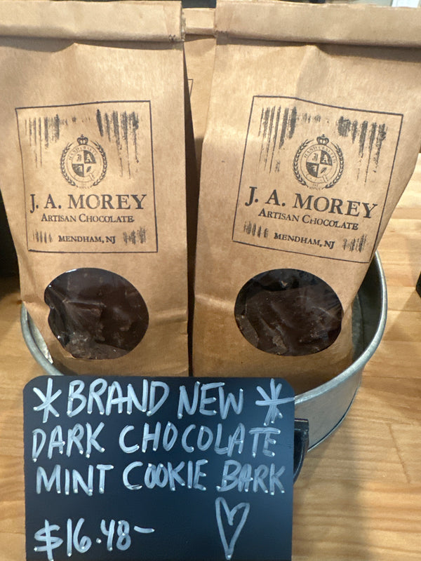 Dark Chocolate Mint Cookie Bark 8 oz.