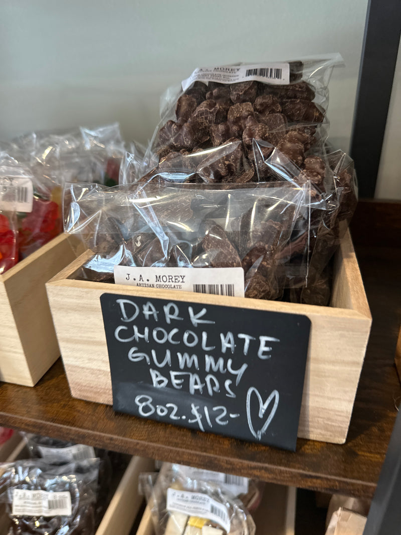 Dark Chocolate Covered Gummy Bears 8 oz.