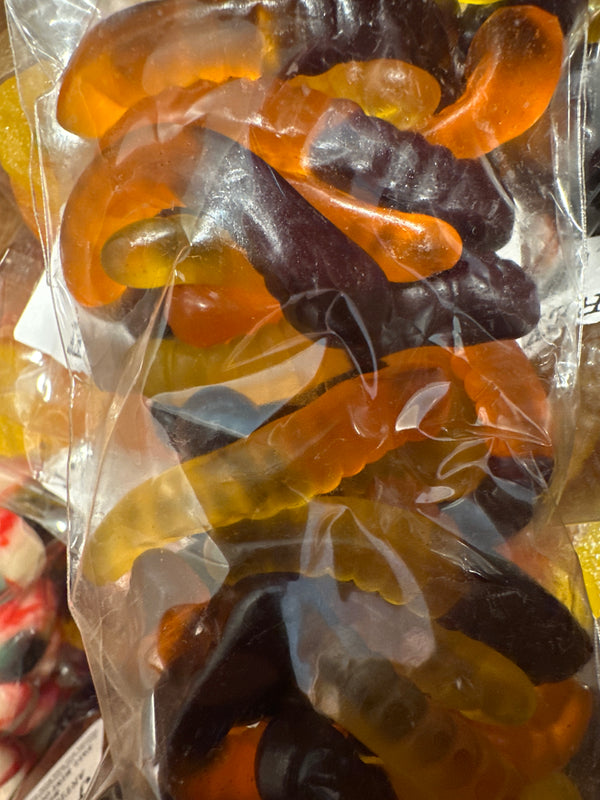 Fall Mini Gummy Worms 4 oz.