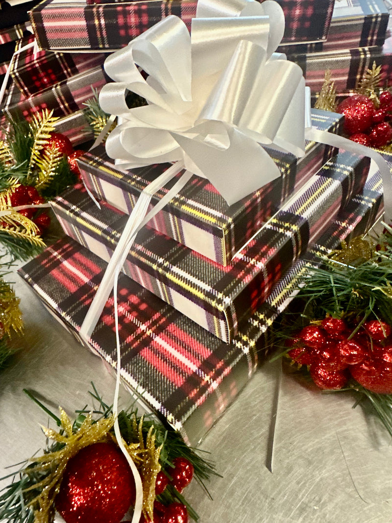 TRIPLE DECKER HOLIDAY GIFT TOWER (Milk Chocolate)