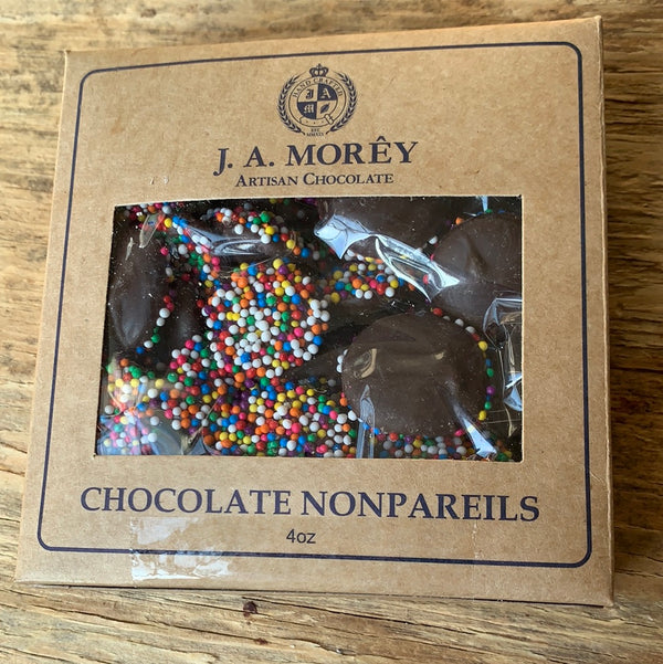 Nonpareils (Dark Chocolate) 4oz.